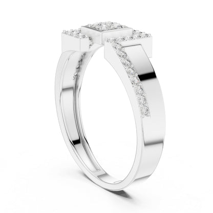 14K White Gold Round Lab-Grown Diamond Wedding Ring for Women | Pure Carat