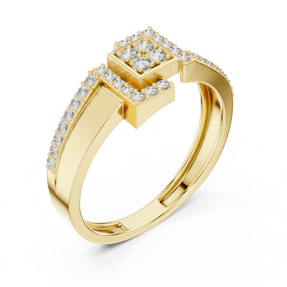 14K White Gold Round Lab-Grown Diamond Wedding Ring for Women | Pure Carat