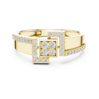 14K White Gold Round Lab-Grown Diamond Wedding Ring for Women | Pure Carat