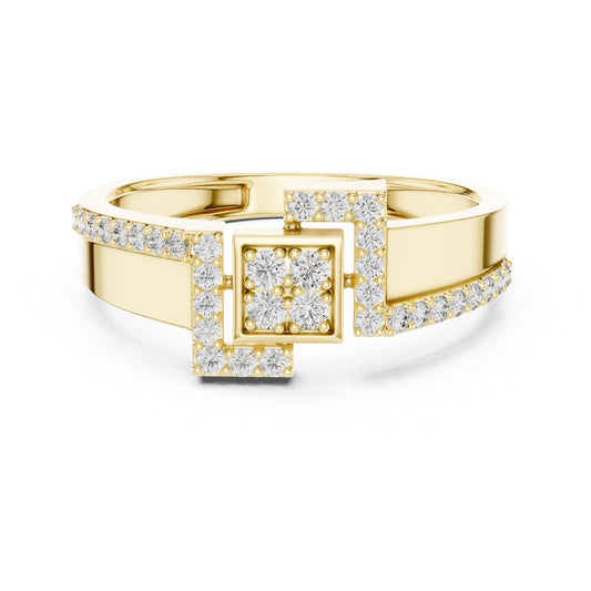 14K White Gold Round Lab-Grown Diamond Wedding Ring for Women | Pure Carat