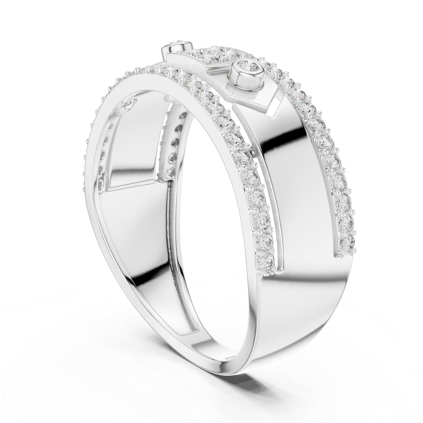 18K Yellow Gold Round Lab-Grown Diamond Ring for Women | Office Wear | Pure Carat