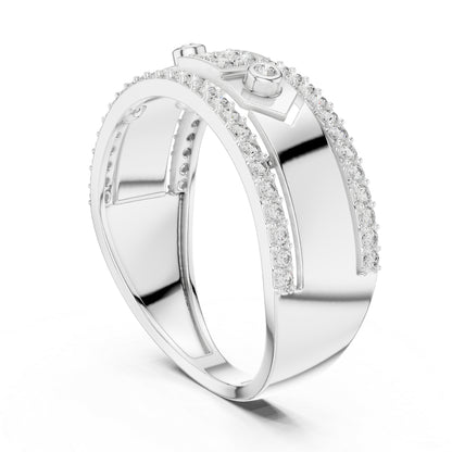 18K Yellow Gold Round Lab-Grown Diamond Ring for Women | Office Wear | Pure Carat