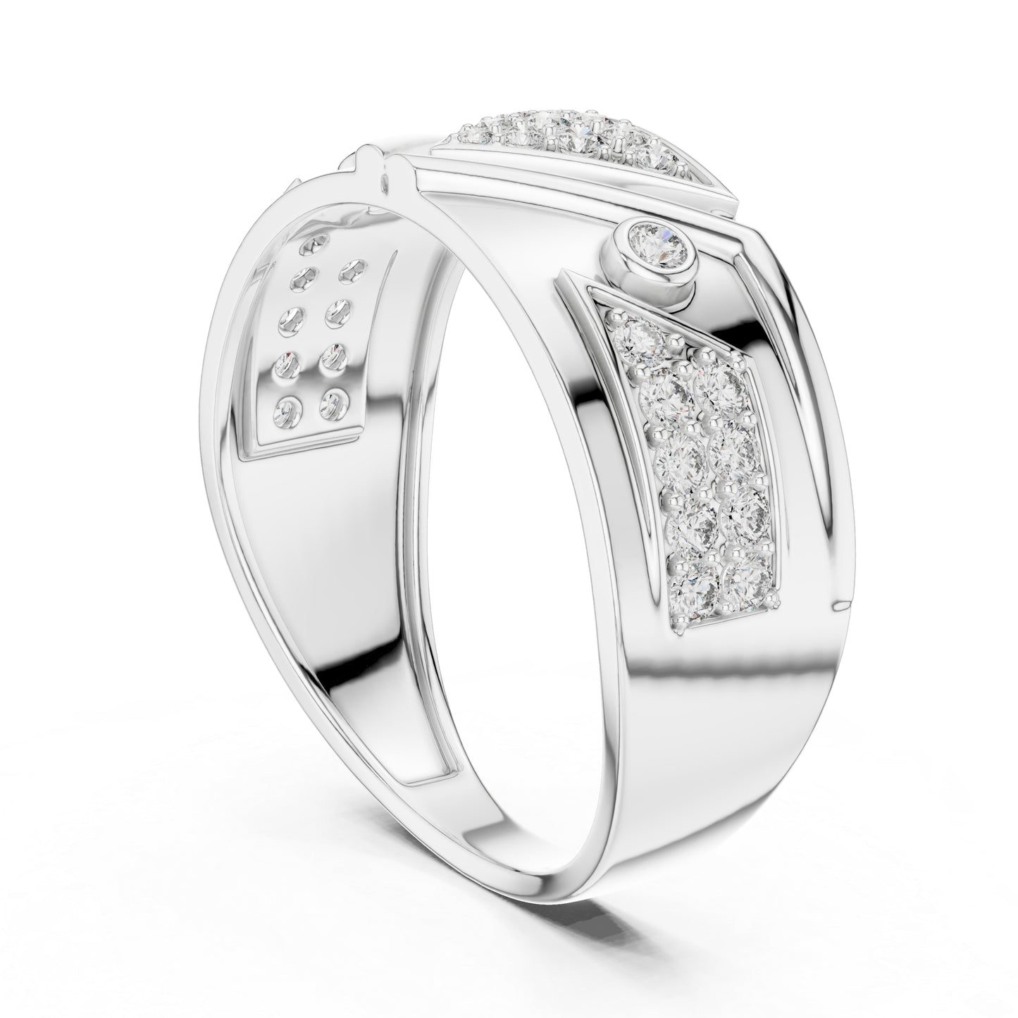 14K Yellow Gold Round Lab-Grown Diamond Bridal Ring for Women | Pure Carat
