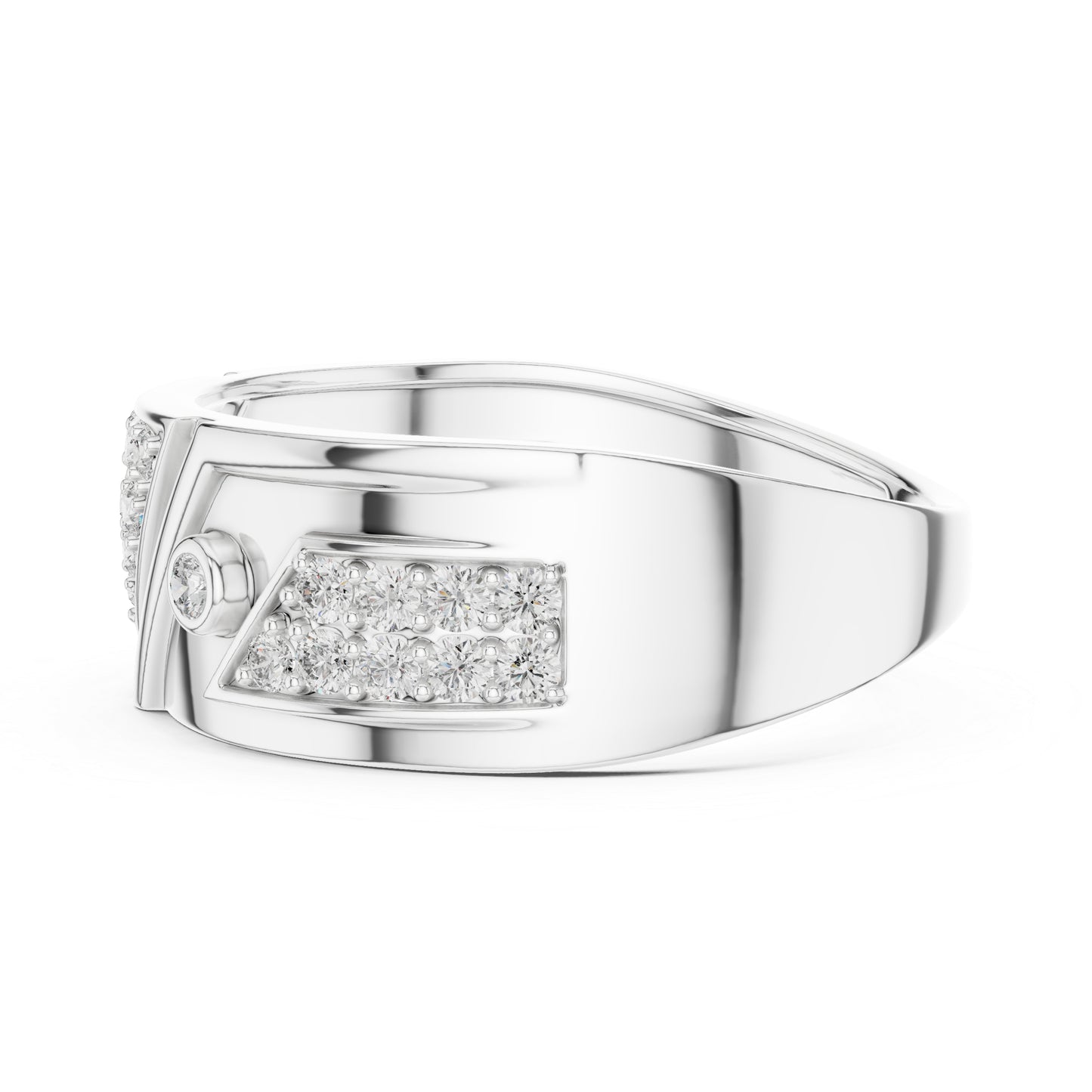 14K Yellow Gold Round Lab-Grown Diamond Bridal Ring for Women | Pure Carat