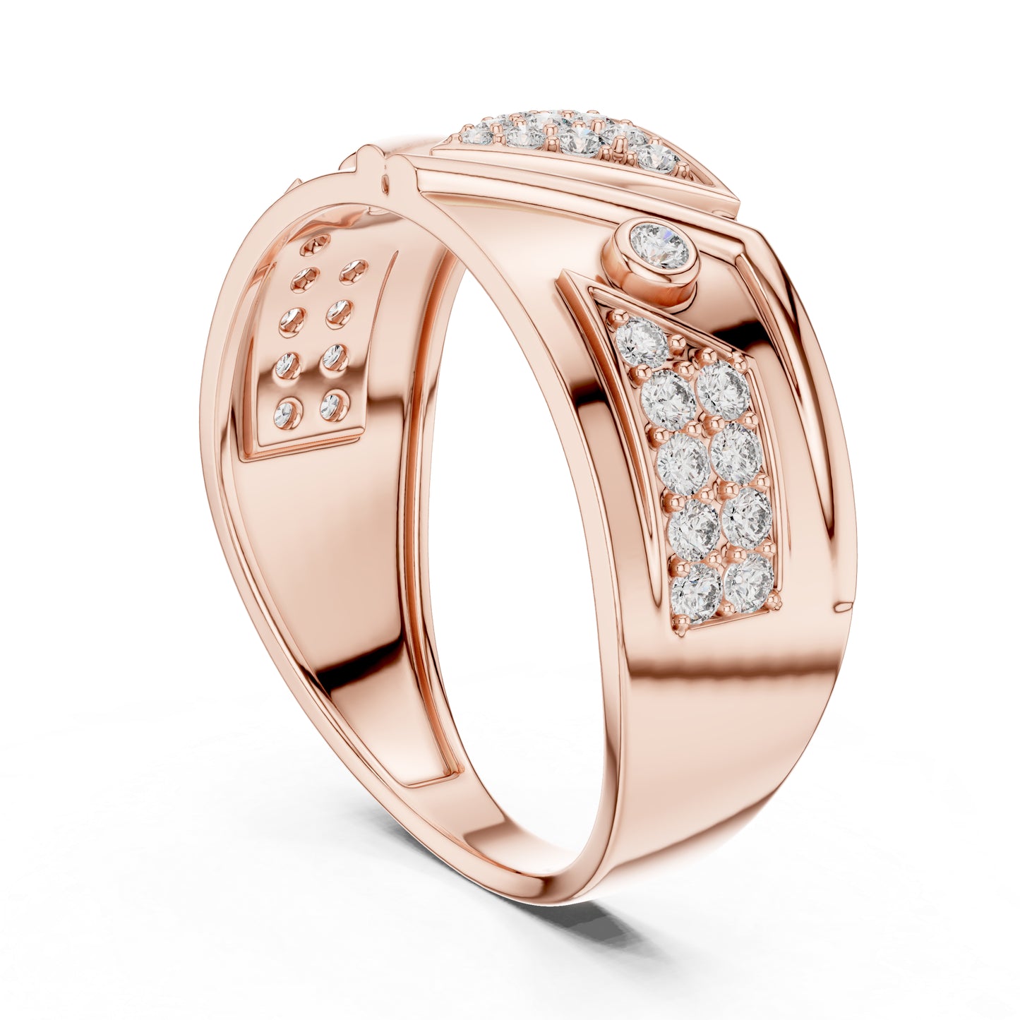 14K Yellow Gold Round Lab-Grown Diamond Bridal Ring for Women | Pure Carat