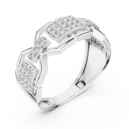 18K Rose Gold Round Lab-Grown Diamond Drop Ring for Women | Everyday Wear | Pure Carat
