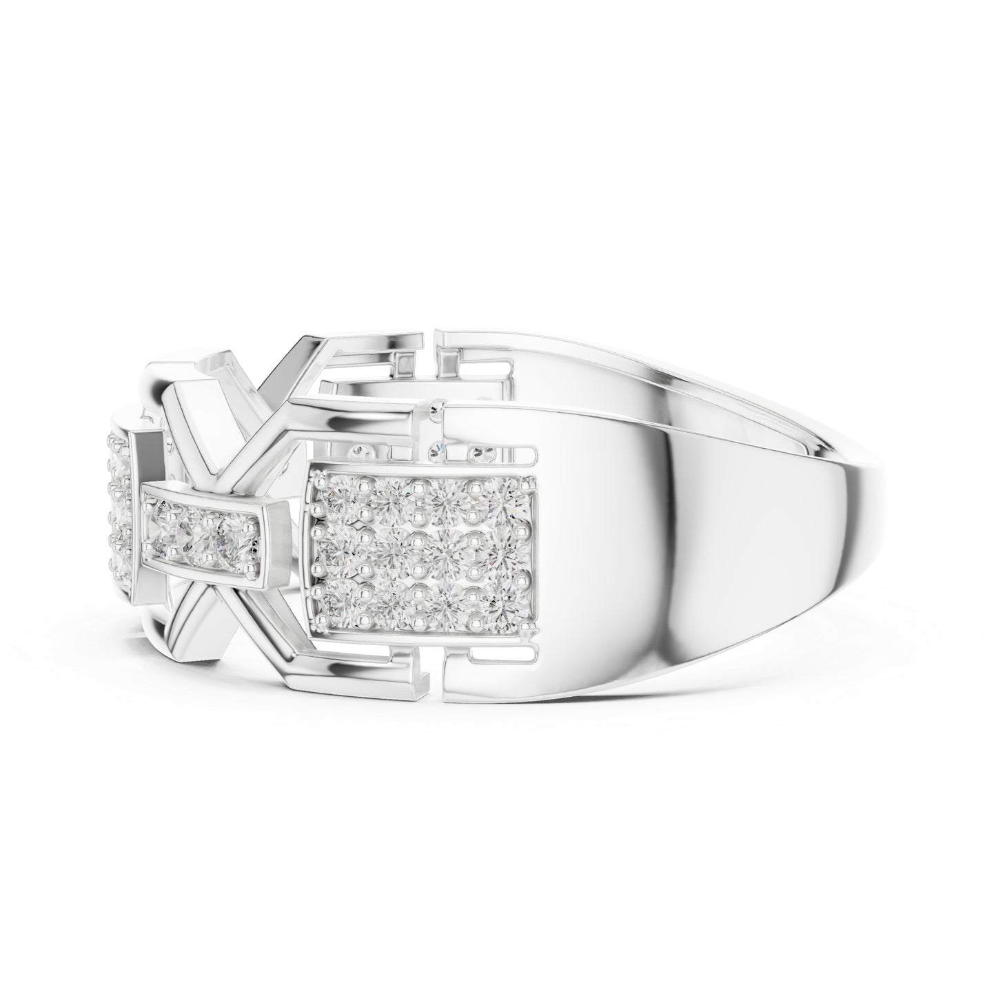 18K Rose Gold Round Lab-Grown Diamond Drop Ring for Women | Everyday Wear | Pure Carat