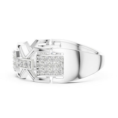 18K Rose Gold Round Lab-Grown Diamond Drop Ring for Women | Everyday Wear | Pure Carat