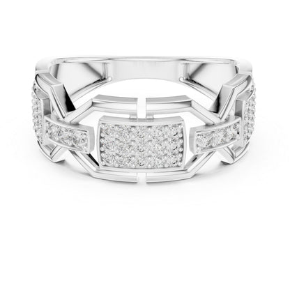 18K Rose Gold Round Lab-Grown Diamond Drop Ring for Women | Everyday Wear | Pure Carat
