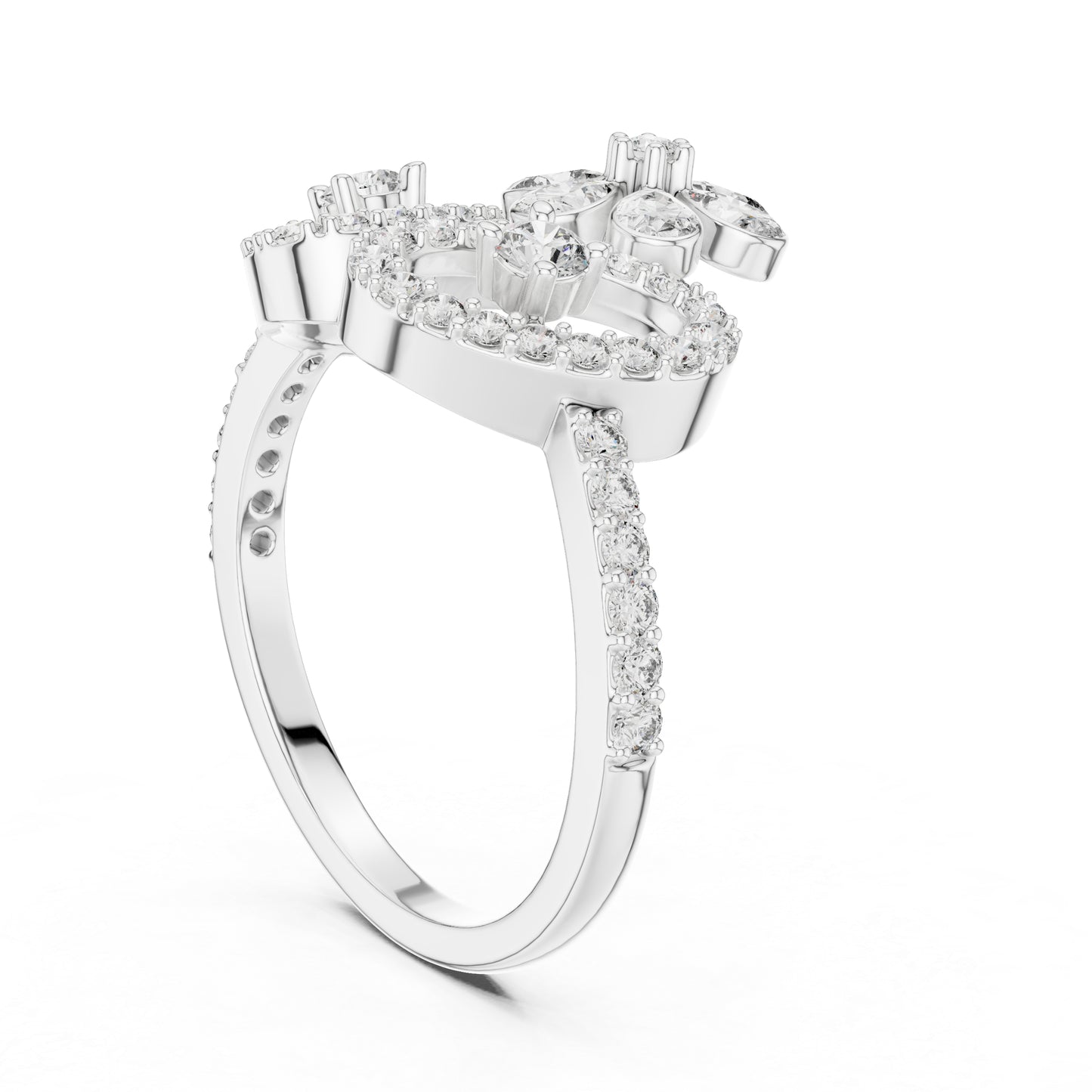 18K Yellow Gold Round Lab-Grown Diamond Ring for Women | Anniversary Gift | Pure Carat