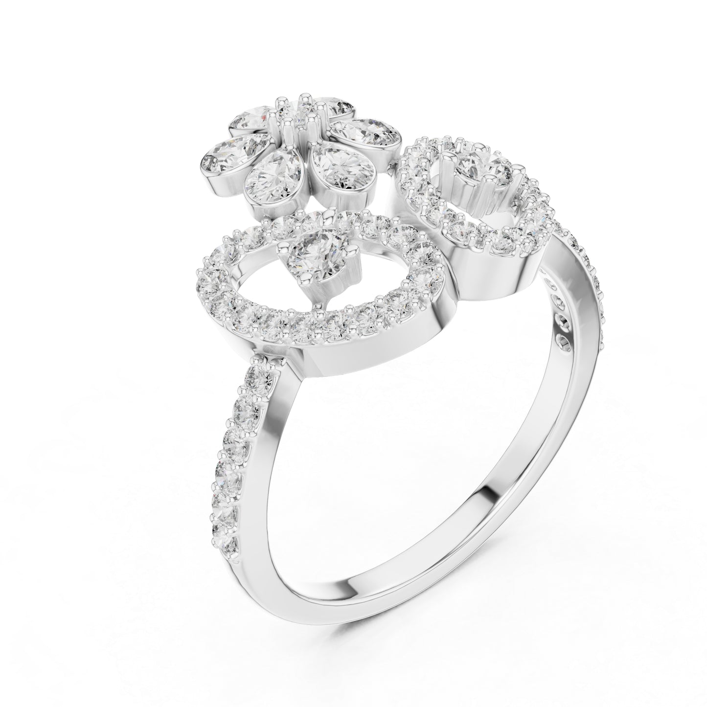 18K Yellow Gold Round Lab-Grown Diamond Ring for Women | Anniversary Gift | Pure Carat