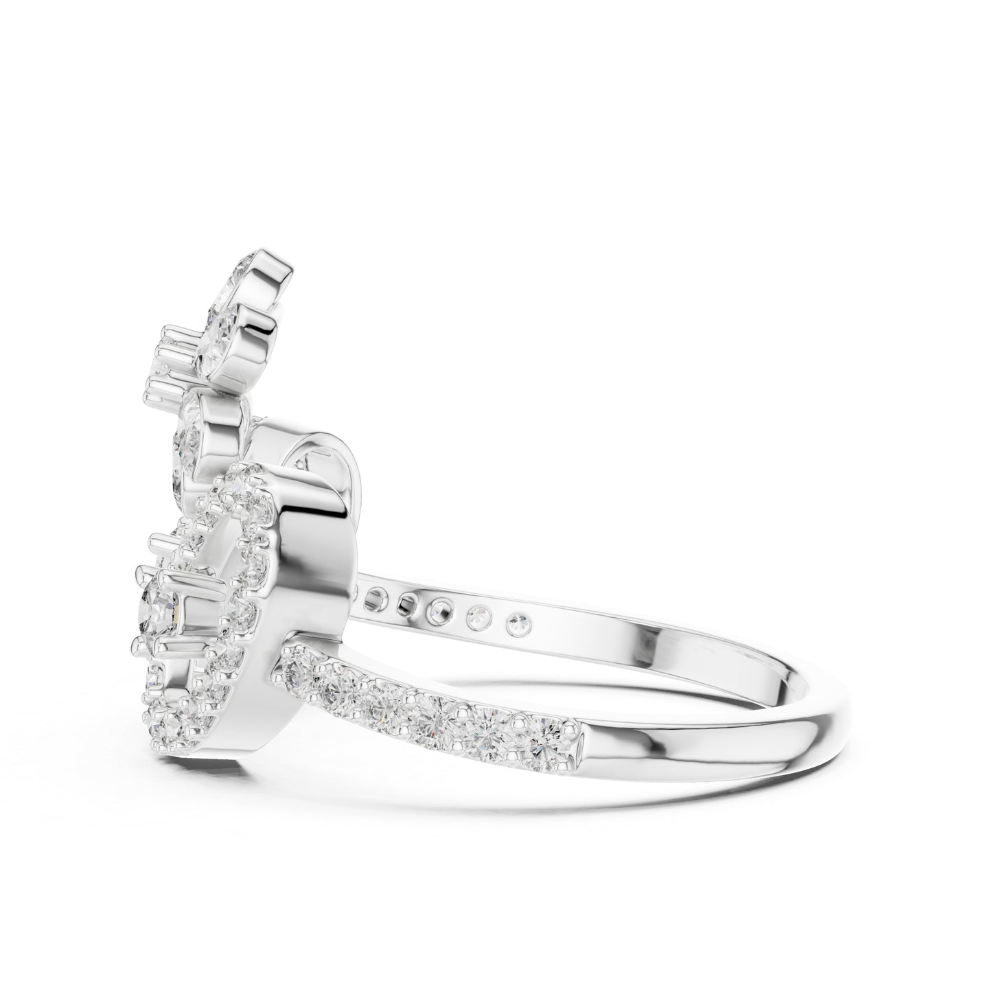 18K Yellow Gold Round Lab-Grown Diamond Ring for Women | Anniversary Gift | Pure Carat