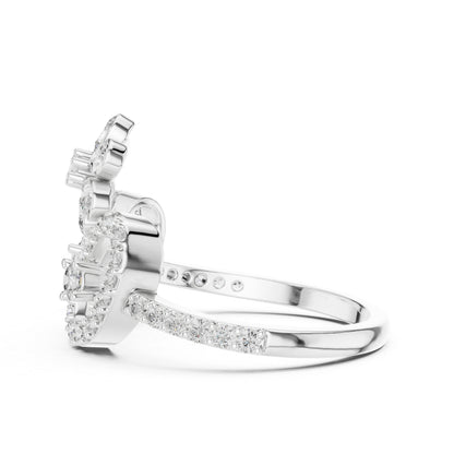 18K Yellow Gold Round Lab-Grown Diamond Ring for Women | Anniversary Gift | Pure Carat