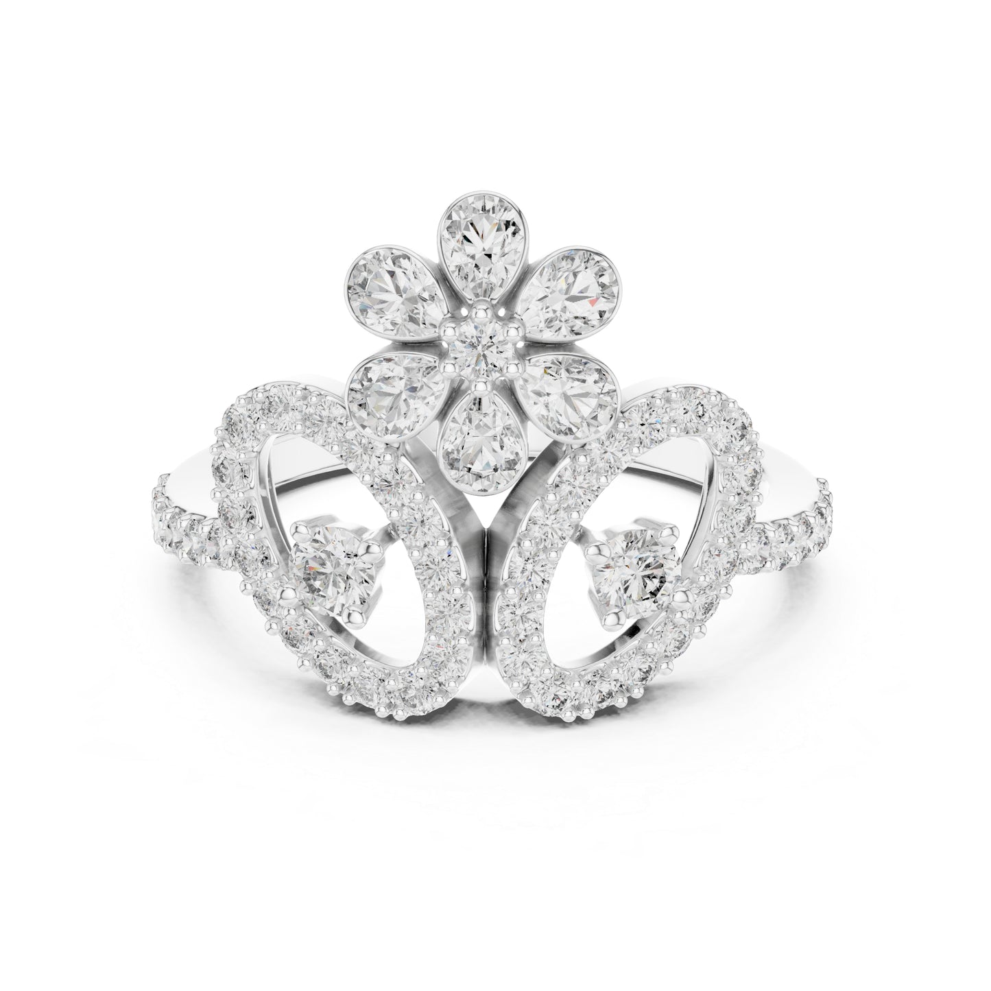 18K Yellow Gold Round Lab-Grown Diamond Ring for Women | Anniversary Gift | Pure Carat