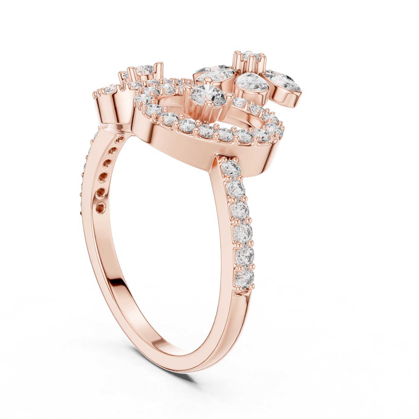 18K Yellow Gold Round Lab-Grown Diamond Ring for Women | Anniversary Gift | Pure Carat