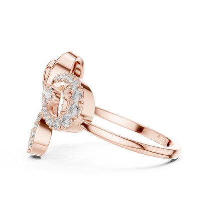 18K Yellow Gold Round Lab-Grown Diamond Solitaire Ring for Women | Party Wear | Pure Carat