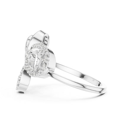 18K Yellow Gold Round Lab-Grown Diamond Solitaire Ring for Women | Party Wear | Pure Carat