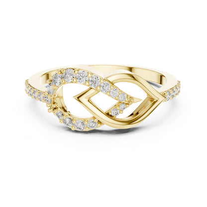 14K White Gold Round Lab-Grown Diamond Engagement Ring for Women | Pure Carat