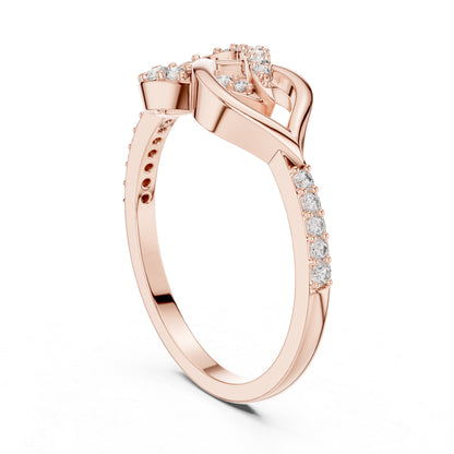 14K White Gold Round Lab-Grown Diamond Engagement Ring for Women | Pure Carat