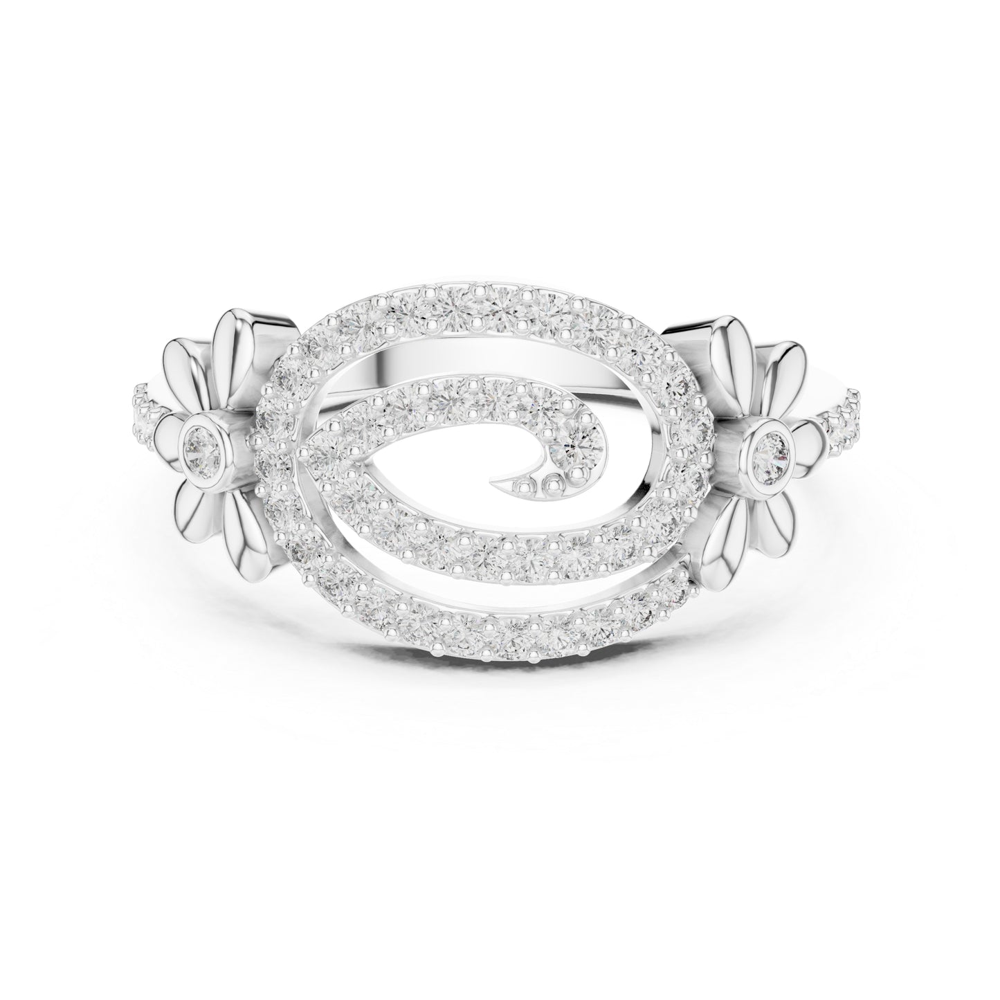 18K Rose Gold Round Lab-Grown Diamond Engagement Ring for Women | Pure Carat