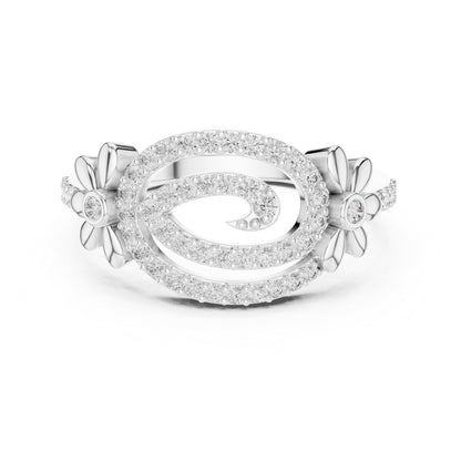 18K Rose Gold Round Lab-Grown Diamond Engagement Ring for Women | Pure Carat