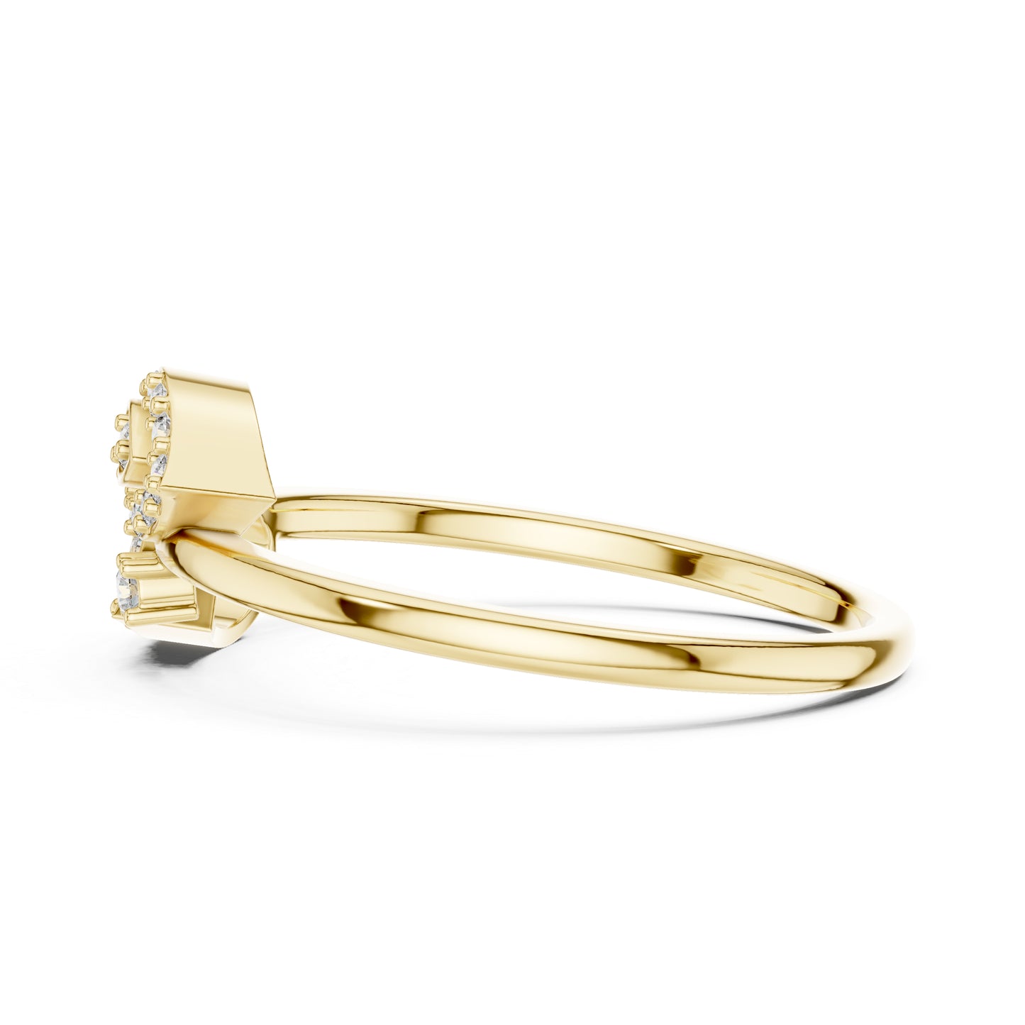 4K Yellow Gold Round Lab-Grown Diamond Solitaire Ring for Women | Anniversary Gift | Pure Carat