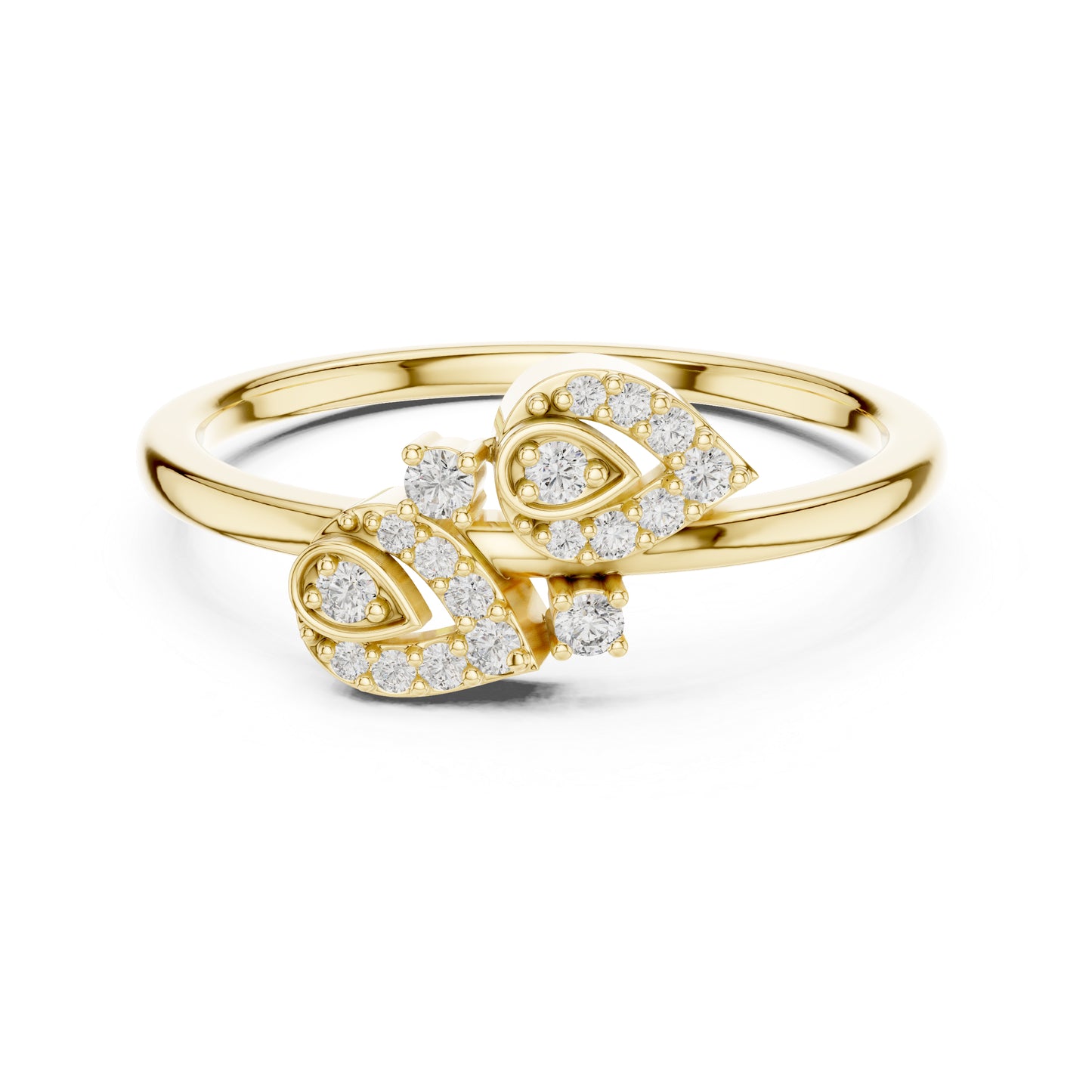 4K Yellow Gold Round Lab-Grown Diamond Solitaire Ring for Women | Anniversary Gift | Pure Carat