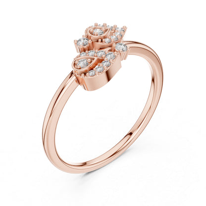 4K Yellow Gold Round Lab-Grown Diamond Solitaire Ring for Women | Anniversary Gift | Pure Carat
