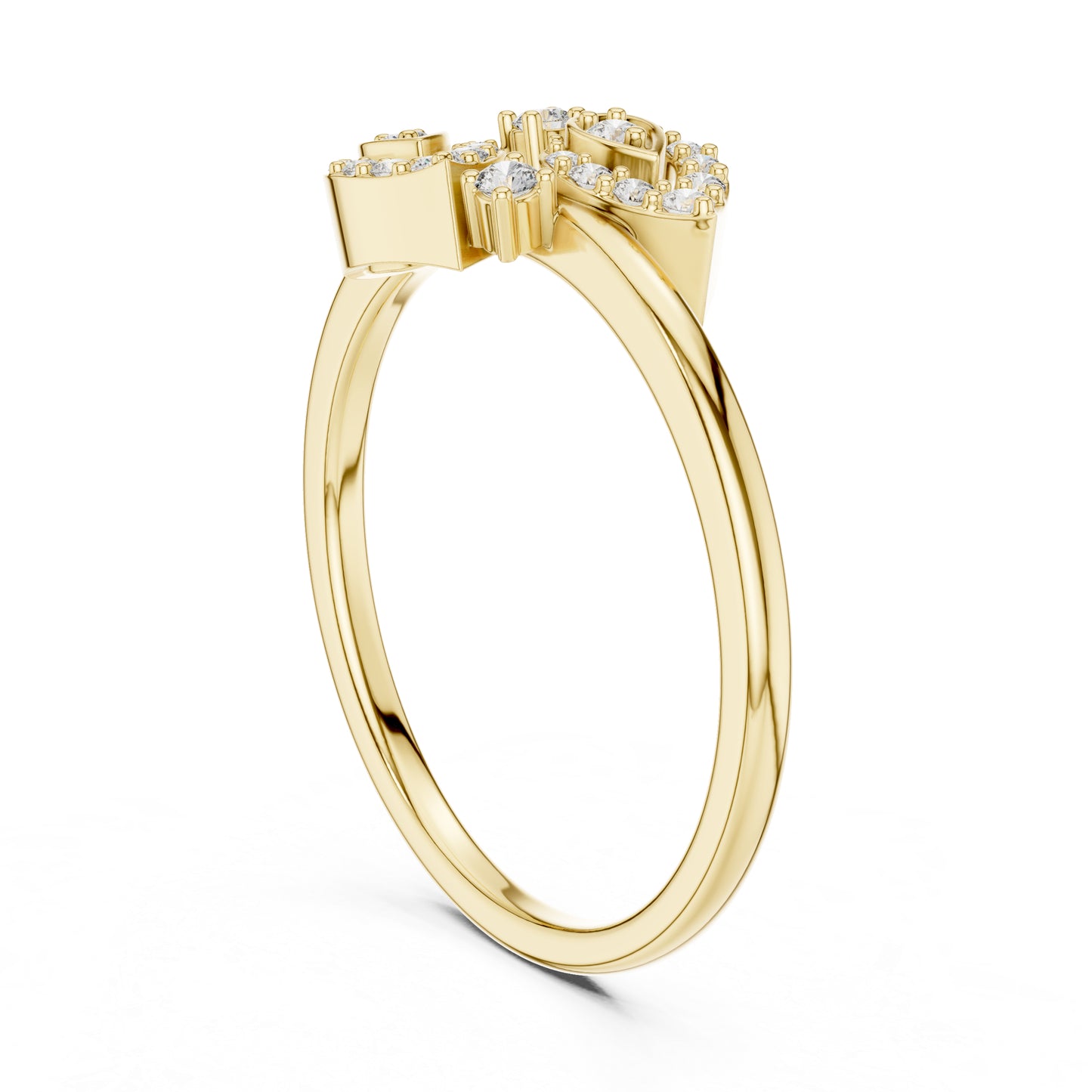 4K Yellow Gold Round Lab-Grown Diamond Solitaire Ring for Women | Anniversary Gift | Pure Carat