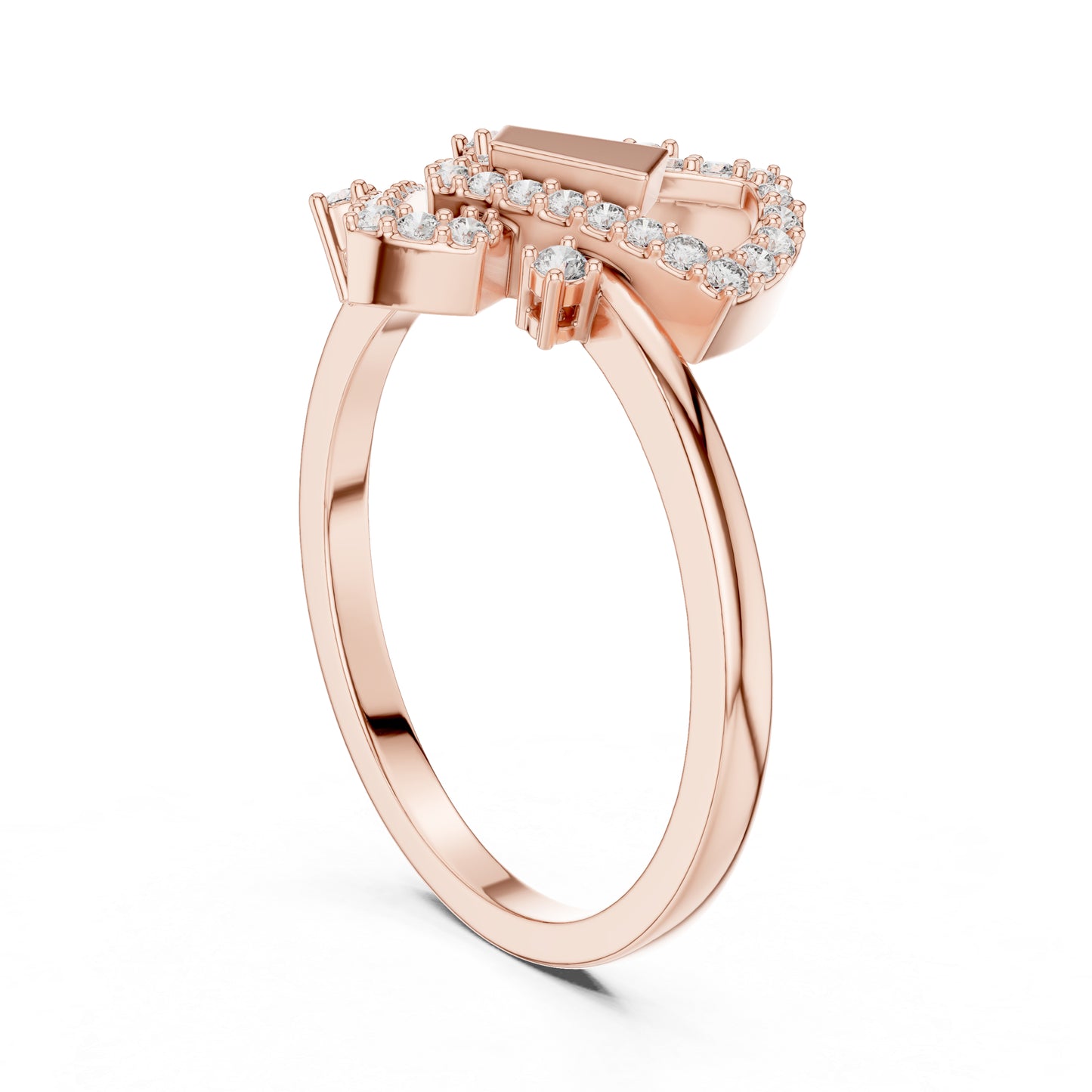 18K Yellow Gold Round Lab-Grown Diamond Ring for Women | Everyday Wear | Pure Carat