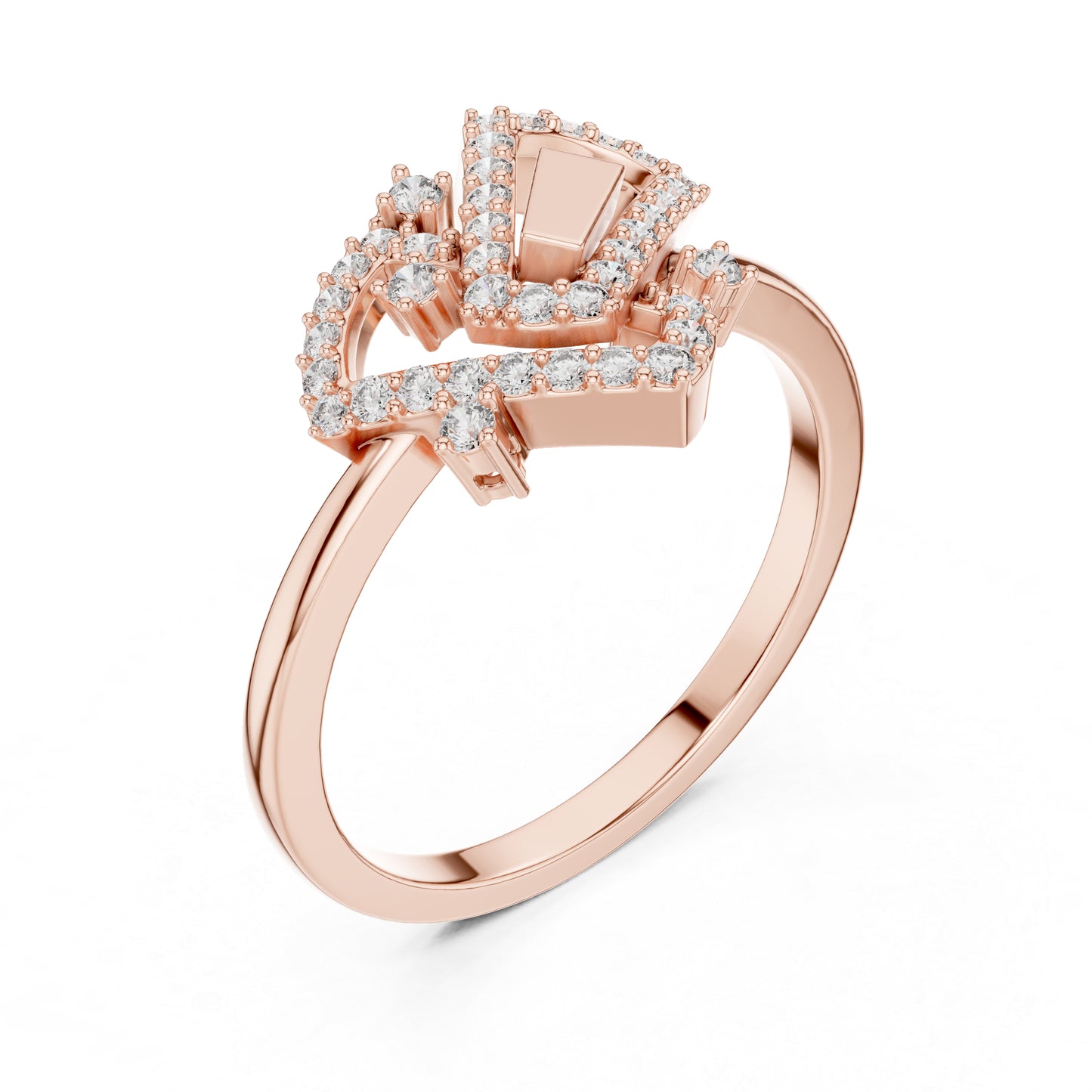 18K Yellow Gold Round Lab-Grown Diamond Ring for Women | Everyday Wear | Pure Carat
