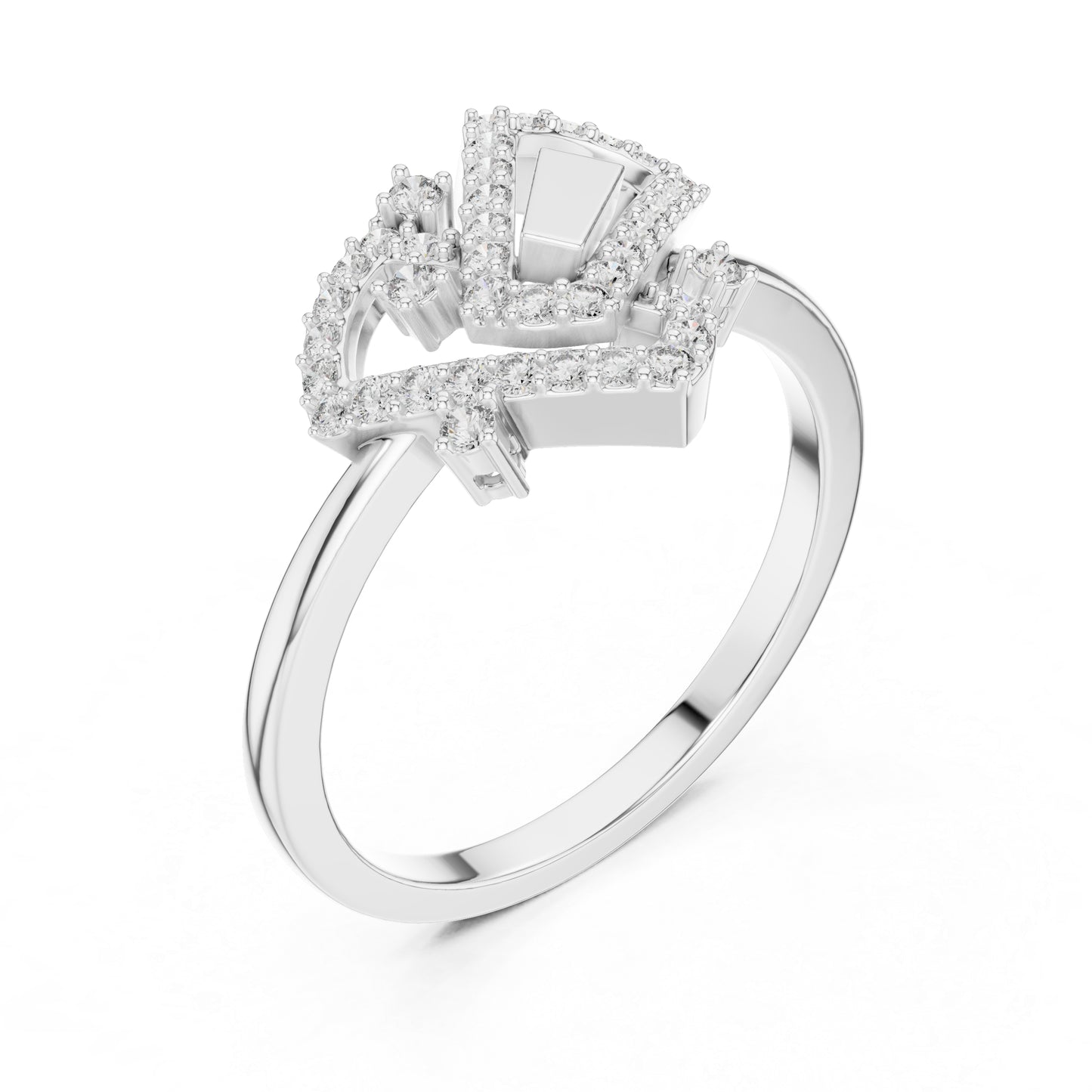 18K Yellow Gold Round Lab-Grown Diamond Ring for Women | Everyday Wear | Pure Carat