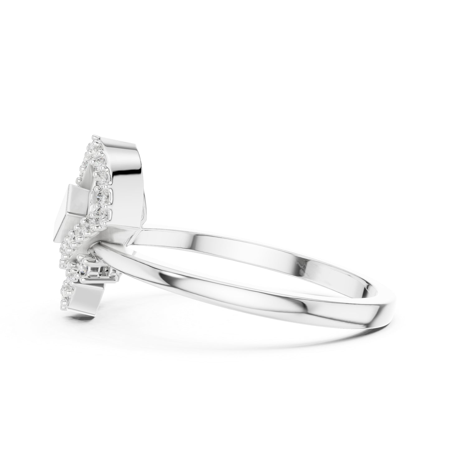18K Yellow Gold Round Lab-Grown Diamond Ring for Women | Everyday Wear | Pure Carat