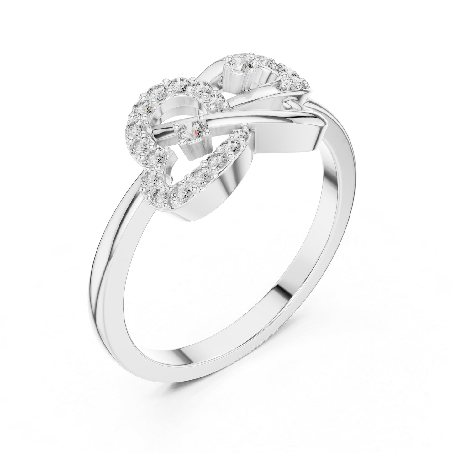 14K Yellow Gold Round Lab-Grown Diamond Drop Ring for Women | Office Wear | Pure Carat