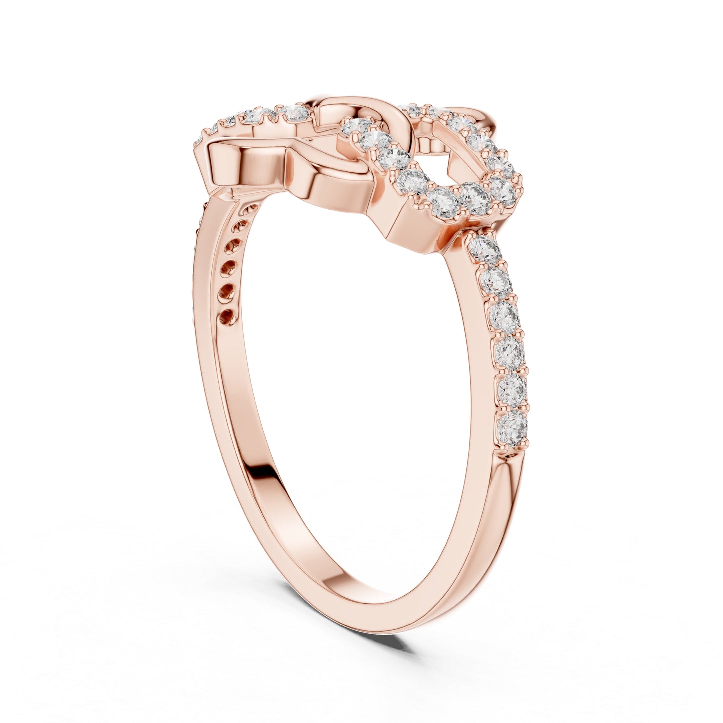 18K White Gold Round Lab-Grown Diamond Engagement Ring for Women | Pure Carat