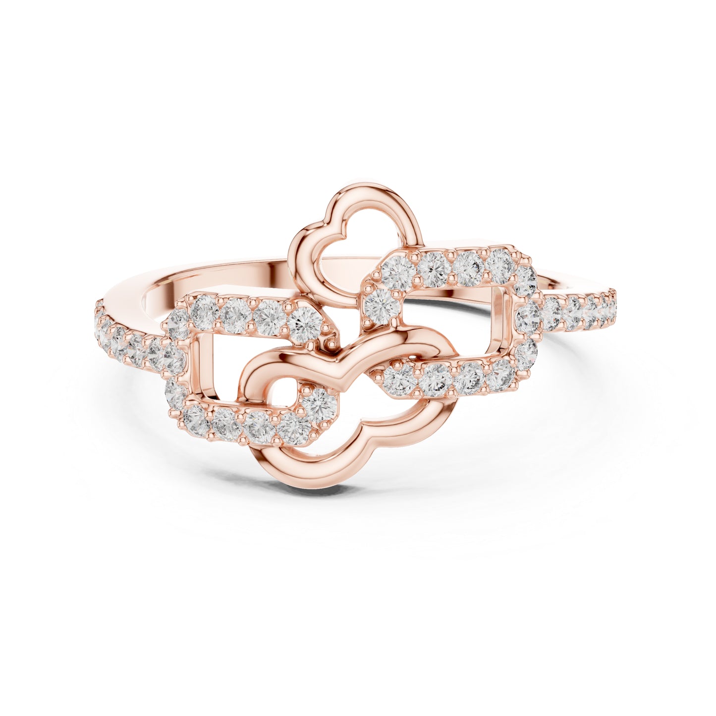18K White Gold Round Lab-Grown Diamond Engagement Ring for Women | Pure Carat