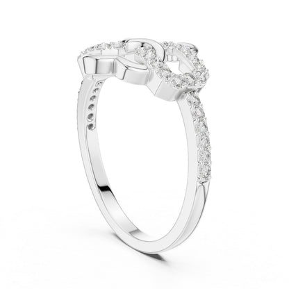 18K White Gold Round Lab-Grown Diamond Engagement Ring for Women | Pure Carat