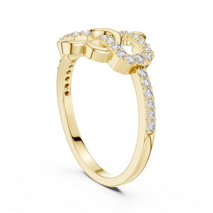 18K White Gold Round Lab-Grown Diamond Engagement Ring for Women | Pure Carat