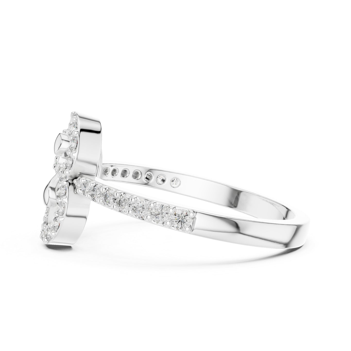 14K Rose Gold Round Lab-Grown Diamond Ring for Women | Everyday Wear | Pure Carat
