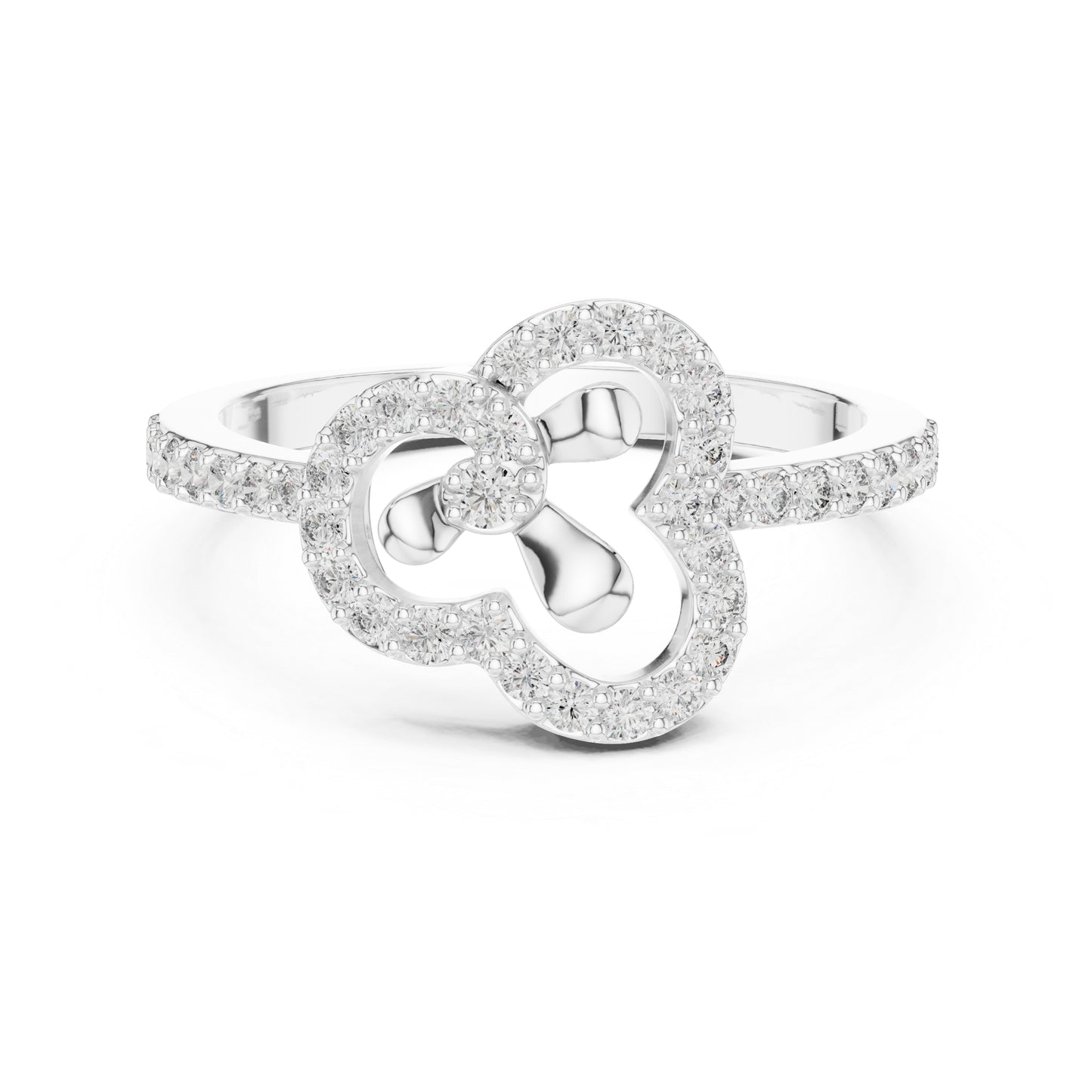 14K Rose Gold Round Lab-Grown Diamond Ring for Women | Everyday Wear | Pure Carat