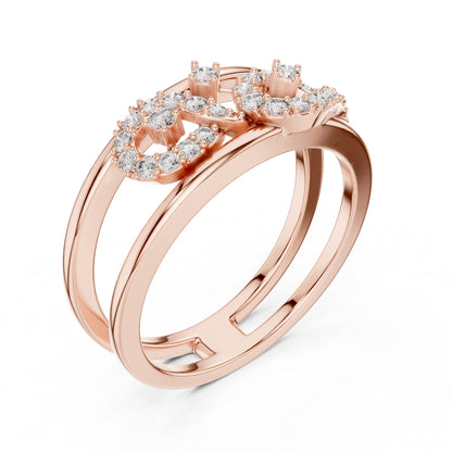 14K Yellow Gold Round Lab-Grown Diamond Anniversary Gift Ring for Women | Pure Carat