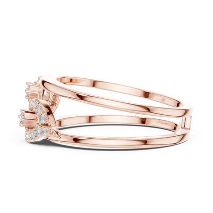 14K Yellow Gold Round Lab-Grown Diamond Anniversary Gift Ring for Women | Pure Carat