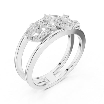 14K Yellow Gold Round Lab-Grown Diamond Anniversary Gift Ring for Women | Pure Carat