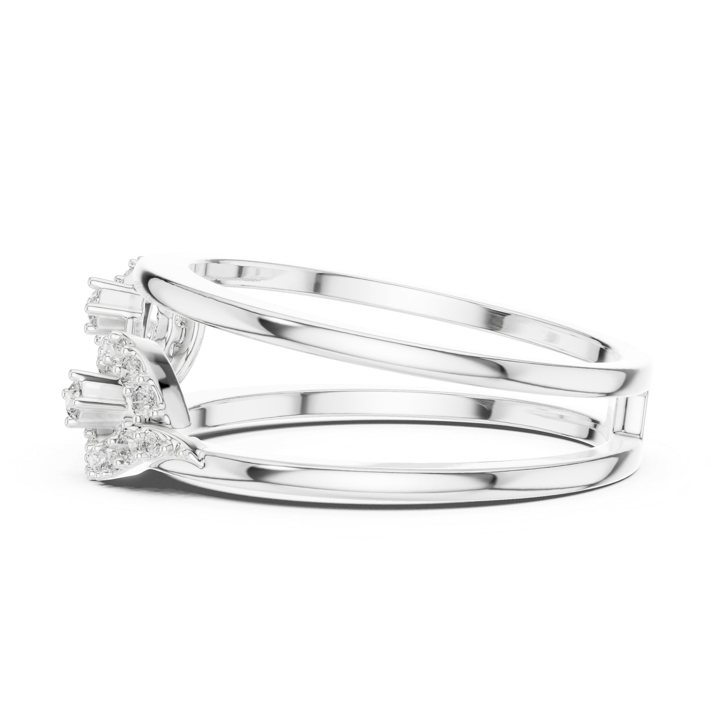 14K Yellow Gold Round Lab-Grown Diamond Anniversary Gift Ring for Women | Pure Carat