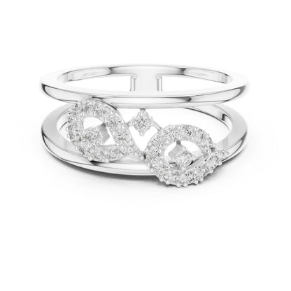 14K Yellow Gold Round Lab-Grown Diamond Anniversary Gift Ring for Women | Pure Carat