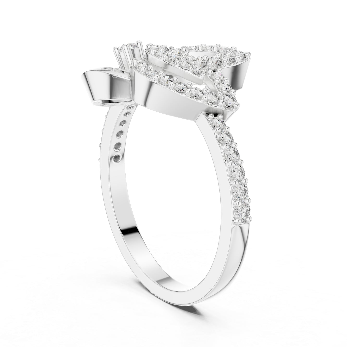 18K Yellow Gold Round Lab-Grown Diamond Engagement Ring for Women | Pure Carat