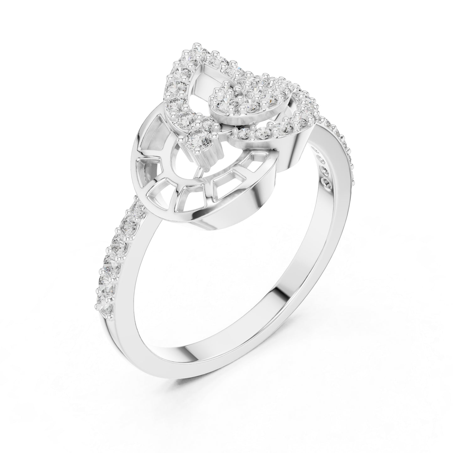 18K Yellow Gold Round Lab-Grown Diamond Engagement Ring for Women | Pure Carat