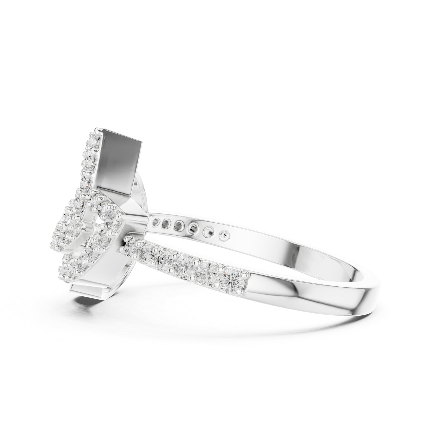 18K Yellow Gold Round Lab-Grown Diamond Engagement Ring for Women | Pure Carat