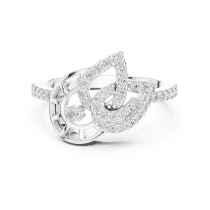 18K Yellow Gold Round Lab-Grown Diamond Engagement Ring for Women | Pure Carat