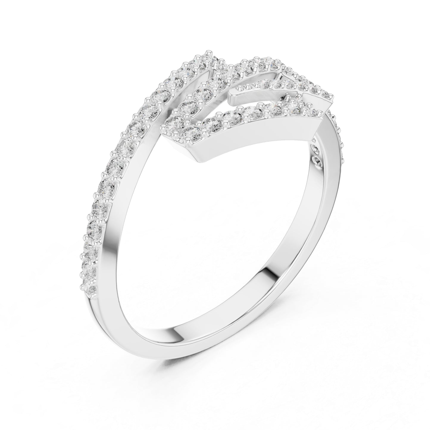14K Rose Gold Round Lab-Grown Diamond Drop Ring for Women | Everyday Wear | Pure Carat